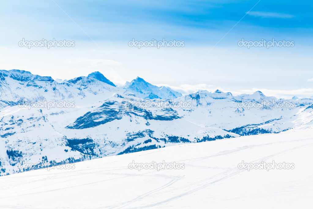 Winter mountains