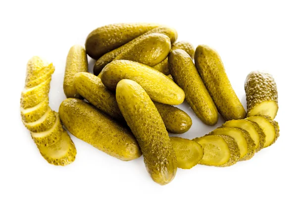 Marinated pickled cucumbers — Stock Photo, Image