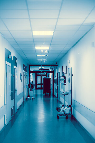 Hospital corridor