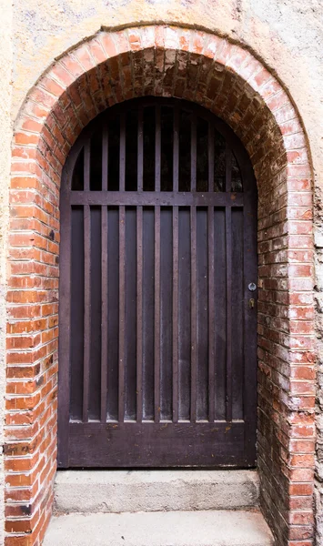 Antique wooden door — Stock Photo, Image