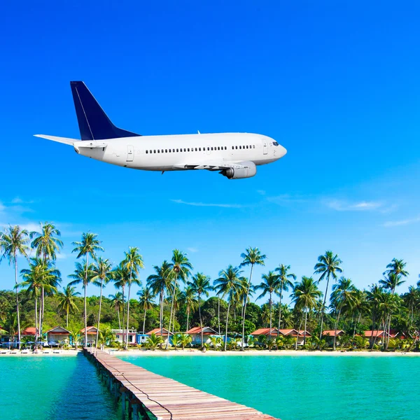 Passagerare trafikflygplan — Stockfoto