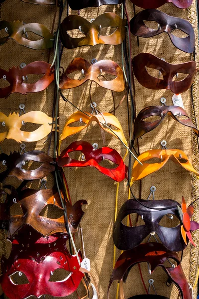 Olika venetianska masker — Stockfoto