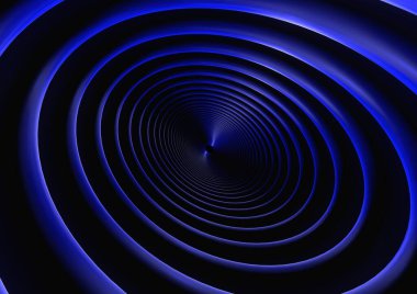  Soyut mavi daire girdap arka plan 