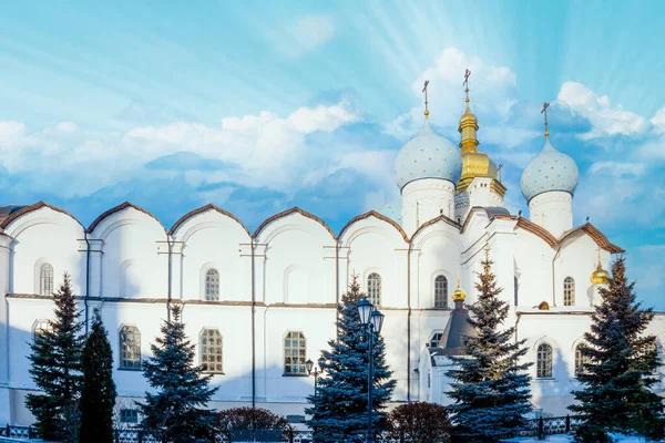 Cattedrale Dell Annunciazione Kazan Cremlino Tatarstan Russia — Foto Stock