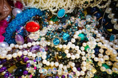 Mücevherli. halkalar, zincir arkaplan