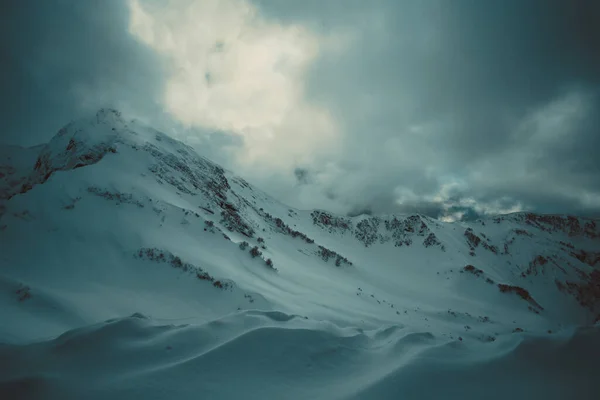 Mountains White Snow Blue Sky — Stock Photo, Image