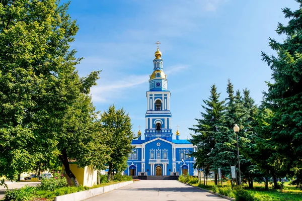 Chiesa Ortodossa Cattedrale Salvatore Ascensione Ulyanovsk Russia — Foto Stock