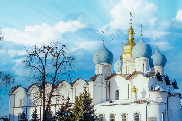 Cattedrale Dell Annunciazione Kazan Cremlino Tatarstan Russia — Foto Stock