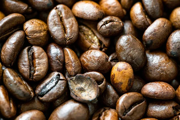 Coffee Beans Toasted Coffe Beans Texture — Stock Photo, Image