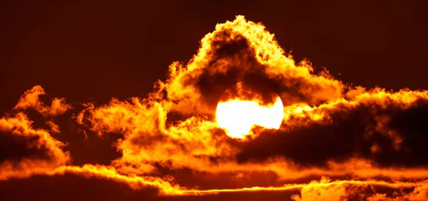 Hitzewelle Heiße Sonne Klimawandel Globale Erwärmung — Stockfoto