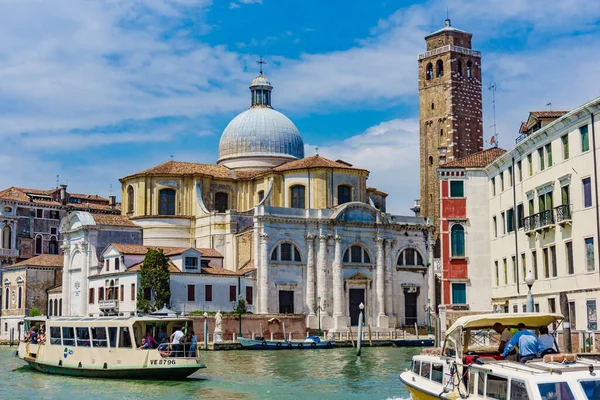 Venice Italy June 2014 Historic Buildings Canal Venice — Stock Photo, Image