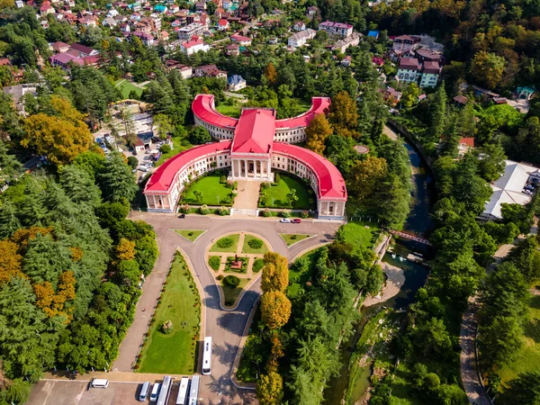 Das Gebäude Des Balneotherapie Krankenhauses Matsesta Kurort Matsesta Luftbild — Stockfoto