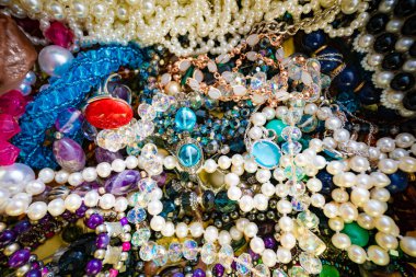 Mücevherli. halkalar, zincir arkaplan