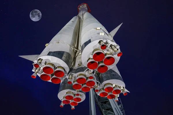 Moscow Russia January 2022 Soviet Space Launch Vehicle Vostock Vdnkh — Stock Photo, Image
