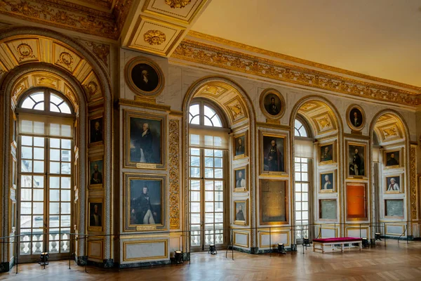 Versalhes França Fevereiro 2018 Quarto Palácio Real Versalhes França — Fotografia de Stock