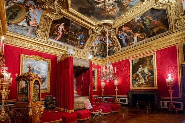 Versalhes França Fevereiro 2018 Quarto Palácio Real Versalhes França — Fotografia de Stock