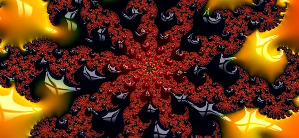 Abstraktní Vírové Fraktální Pozadí Wallpapaer Pozadí Logo Geometrický Krásný Vzor — Stock fotografie