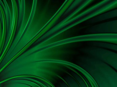 Soyut Fraktal Yeşil Düzen. yeşil arkaplan