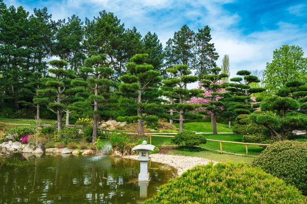 Japanese Garden Nordpark Dusseldorf Germany — Stock Photo, Image