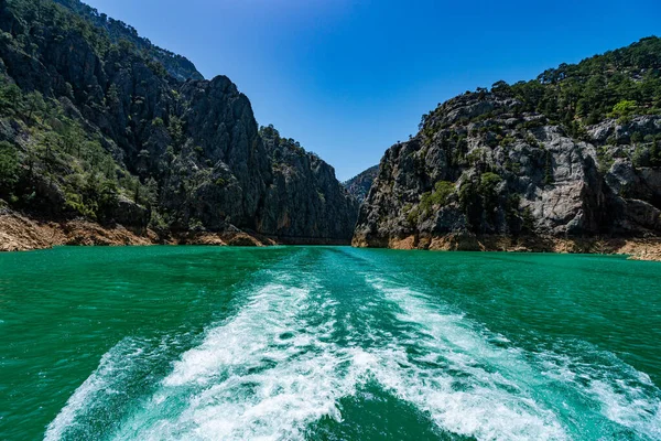 Green Canyon Manavgat Hydroelectric Power Station Water Mountains Largest Canyon — Foto Stock
