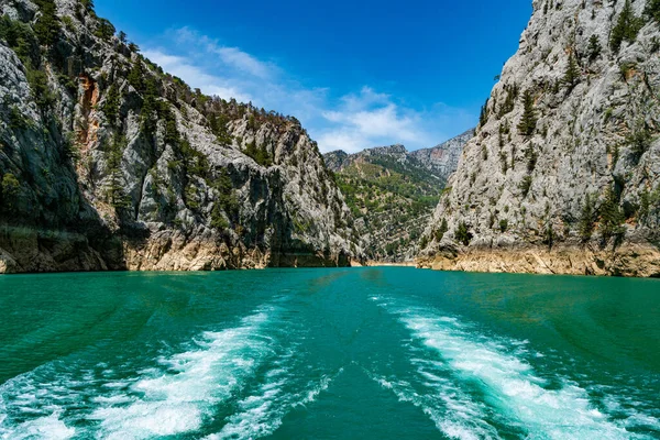 Green Canyon Manavgat Hydroelectric Power Station Water Mountains Largest Canyon — Foto Stock