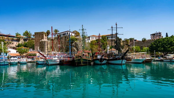 Kaleici Marina Antalya Pleasure Boats Harbor Antalya — Stock Photo, Image