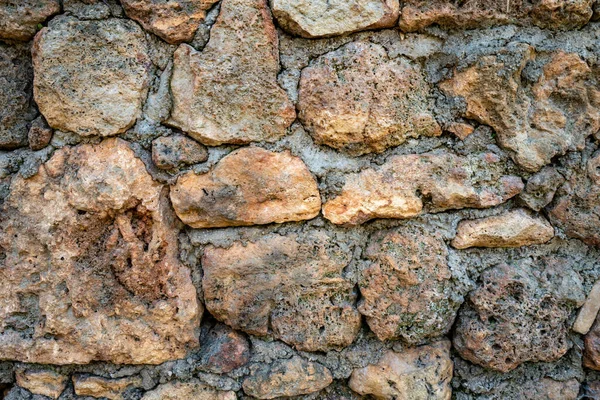 Old Stone Wall Texture Brick Background — Photo