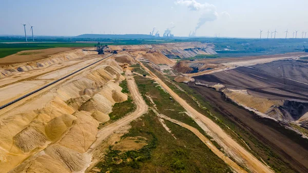 Bucket Wheel Excavator Brown Coal Mining Area Garzweiler North Rhine — Photo