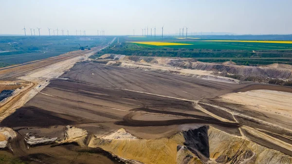 Bucket Wheel Excavator Brown Coal Mining Area Garzweiler North Rhine — Fotografia de Stock