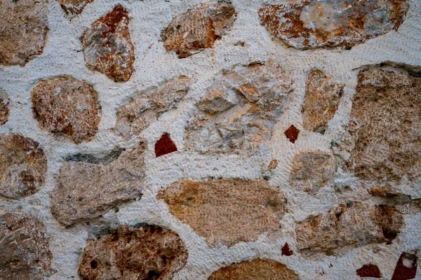 Textura Inconsútil Pared Medieval Bloques Piedra — Foto de Stock