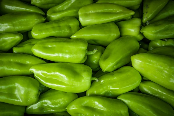 Πλήρης Εικόνα Πλαισίου Των Green Bell Peppers Εικόνα Αρχείου