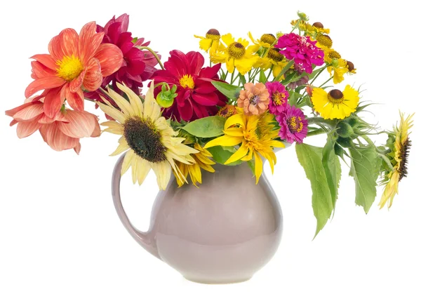 Minimalistic bouquet from summer flowers — Stock Photo, Image