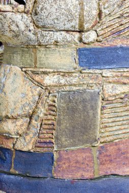 renkli taş parçaları