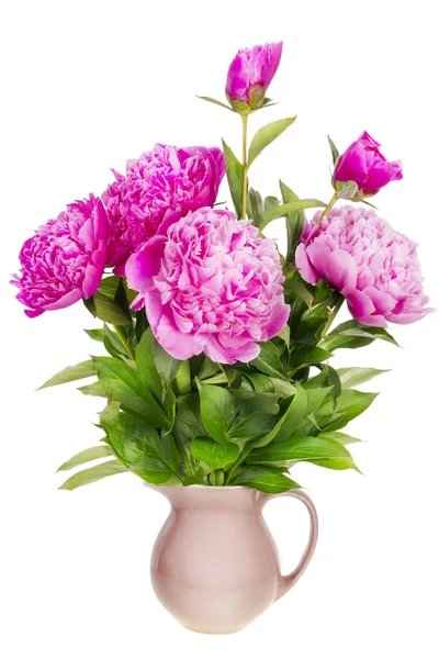 Minimalistic pink mourning bouquet — Stock Photo, Image