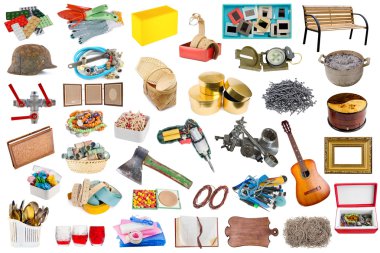 Simple  objects set clipart