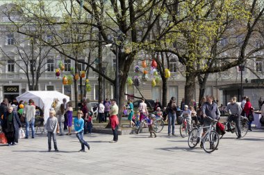 Dekoratif Paskalya yumurtaları Park