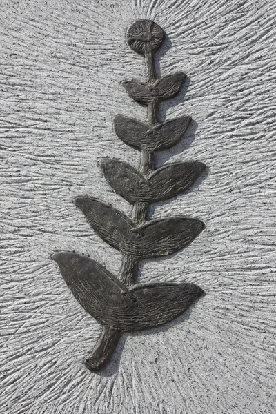 Laurel rama granito bas —  Fotos de Stock
