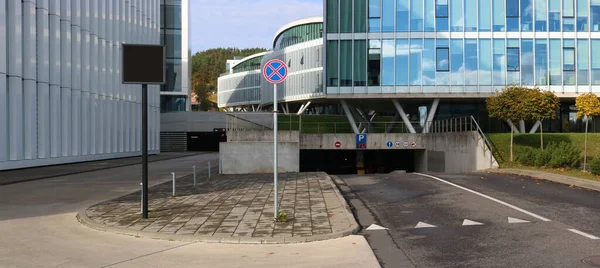 Modern Car City Parking Business City — Stock Photo, Image