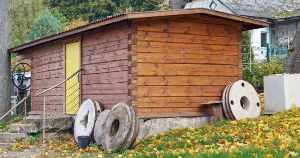 Vilnius Lithuania October 2021 National Museum Retro Agricultural Equipment Tools — Stock Photo, Image