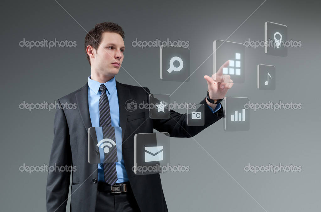 Профессии будущего. Бизнес иллюстрации. Управленец будущего. Цифровая экономика. Управленец будущего.