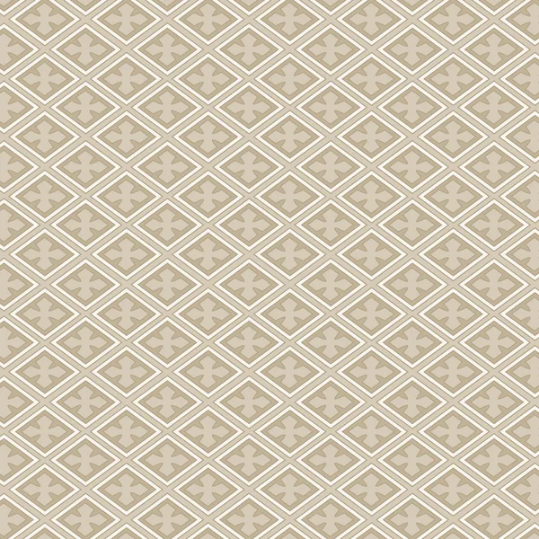 Retro seamless pattern. Beige wallpaper abstract. Vector background. — Stock Vector