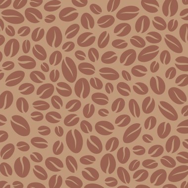 kahve seamless modeli. vektör arka plan Özeti.