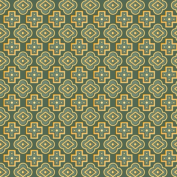 Seamless pattern retro vintage abstract. Vector background. — Stock Vector