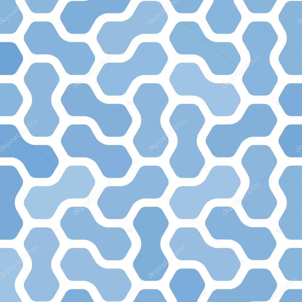 Abstract Technology blue background. Electronic theme texture. Molecular pattern easy can be done seamless. Vector.
