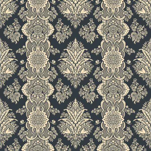 Vintage background. Floral pattern. Ornament Wallpaper.