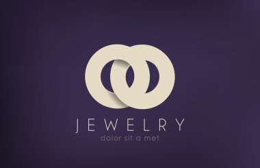 Luxury Jewelry Fashion vector logo design. Creative concept. clipart