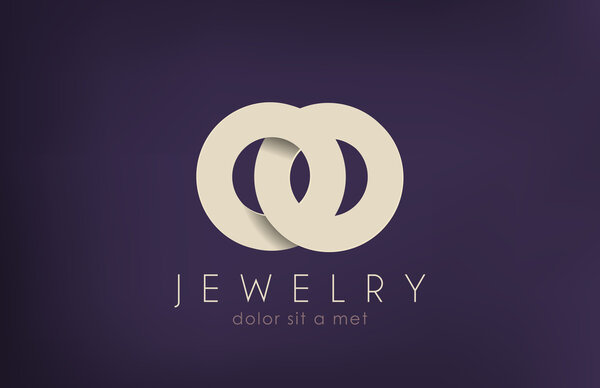 Luxury Jewelry Fashion vector logo design. Creative concept.