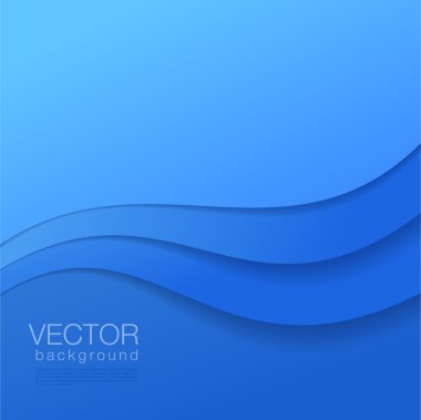 Abstract vector blue Background with copyspace. clipart