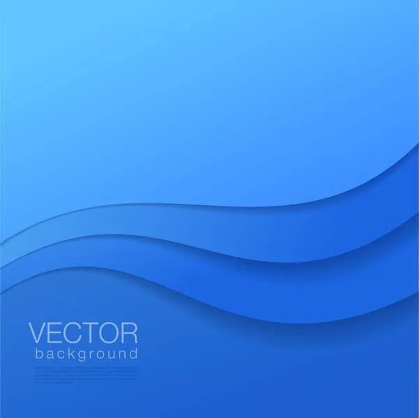 Abstrait vecteur bleu Arrière-plan avec copyspace . — Image vectorielle