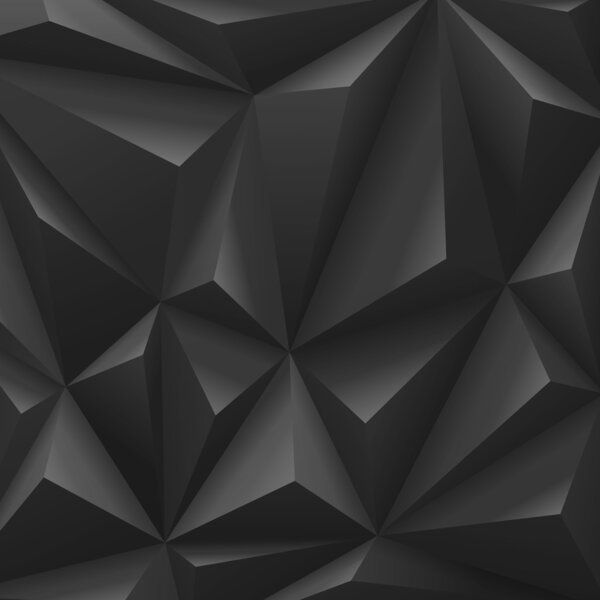 Black carbon background abstract polygon. Fashion luxury. Stock Illustration